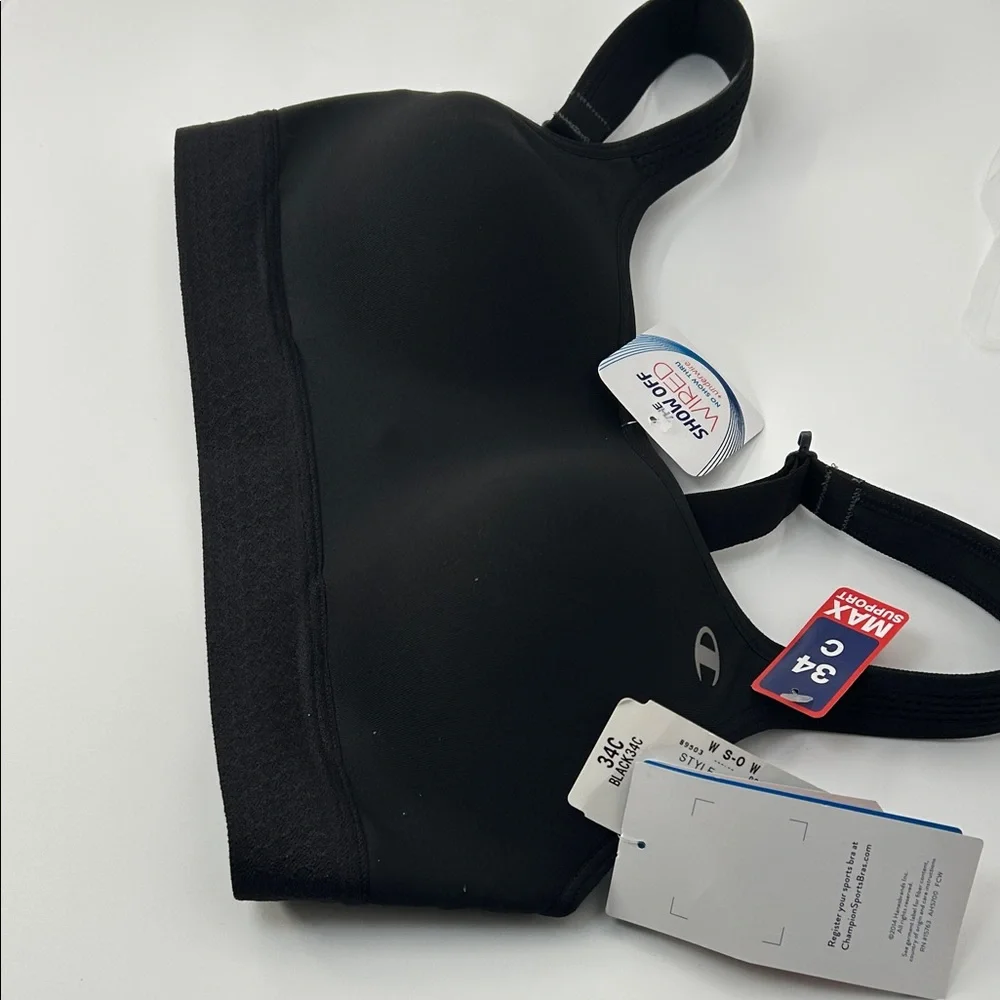 Seamless Black Comfort Bra - Picture 14 of 16